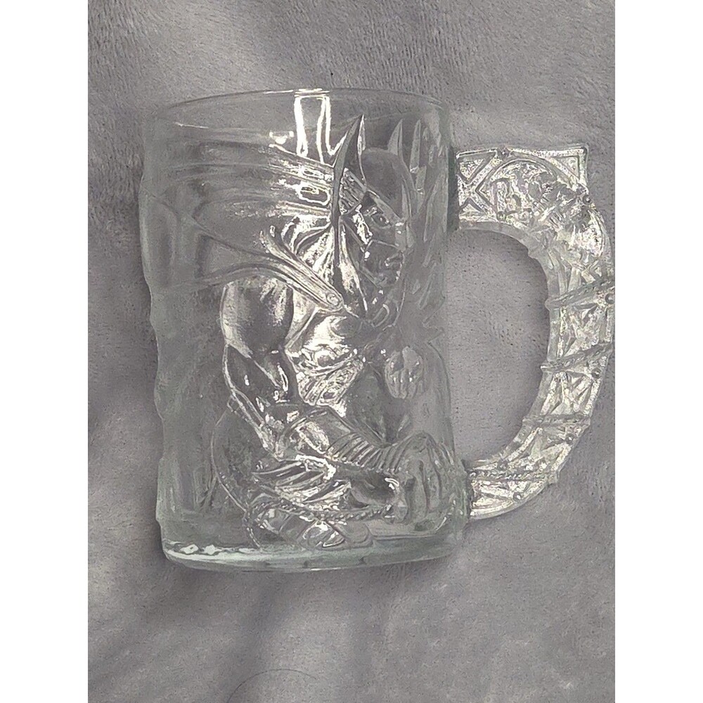1995 McDonald’s Batman Forever Glass Mug – Batman, Preowned